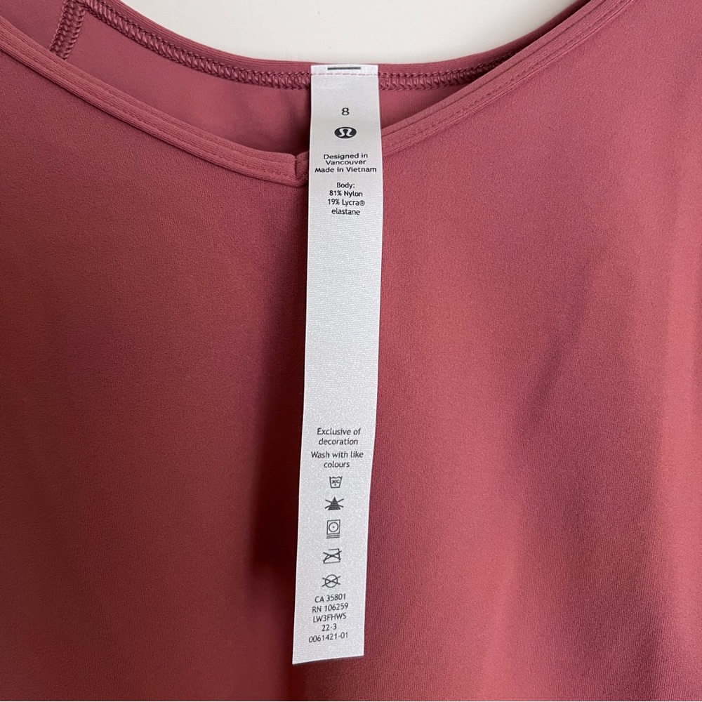 Lululemon | NWT Align Long Sleeve Shirt in Brier Rose (Pink) Women’s Siz… - Picture 6 of 8